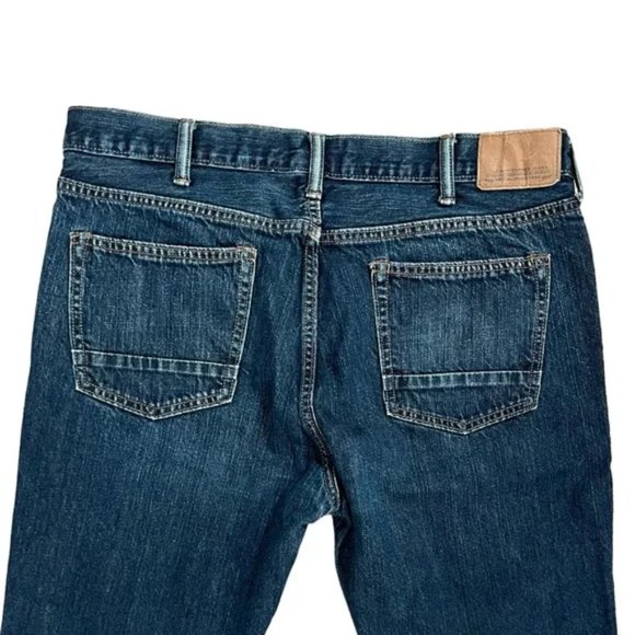 Old Navy Slim Distressed Jeans Blue Men's Size 38x32 - Picture 5 of 8